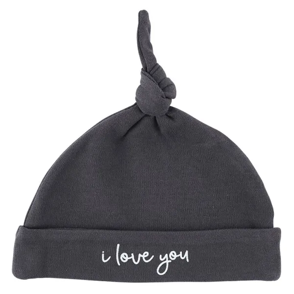 Shop Marie Dumas I Love You Knotted Baby hat