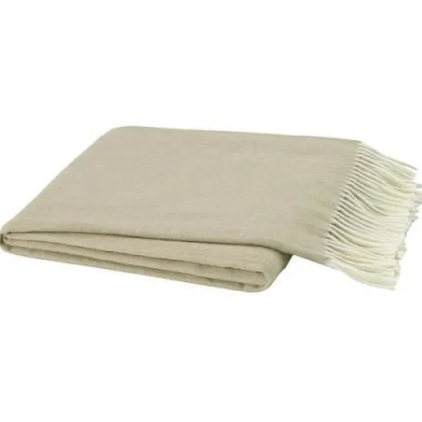 Store Marie Dumas Italian Herringbone Throw - Dune