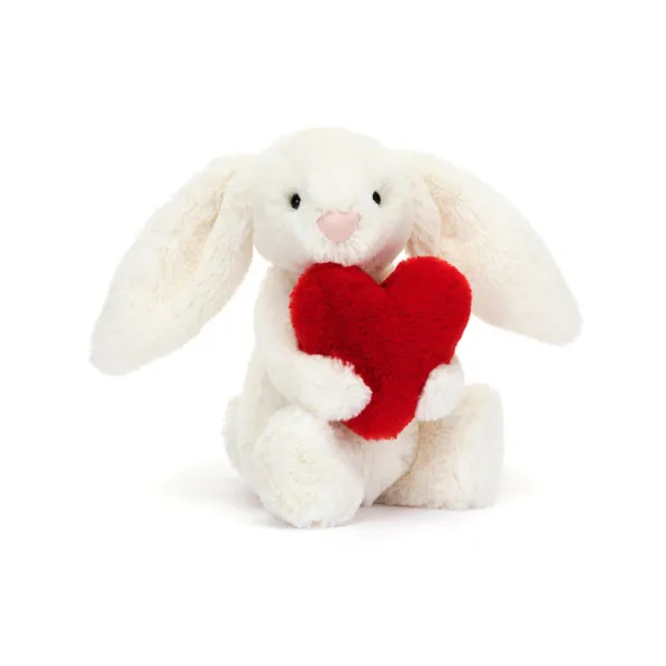 Store Marie Dumas Jellycat Bashful Little Bunny With Red Love Heart