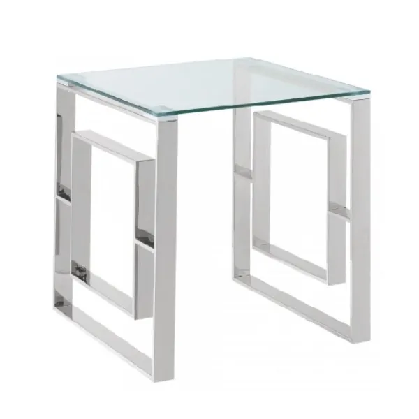 Outlet Marie Dumas Jenna Silver End Table