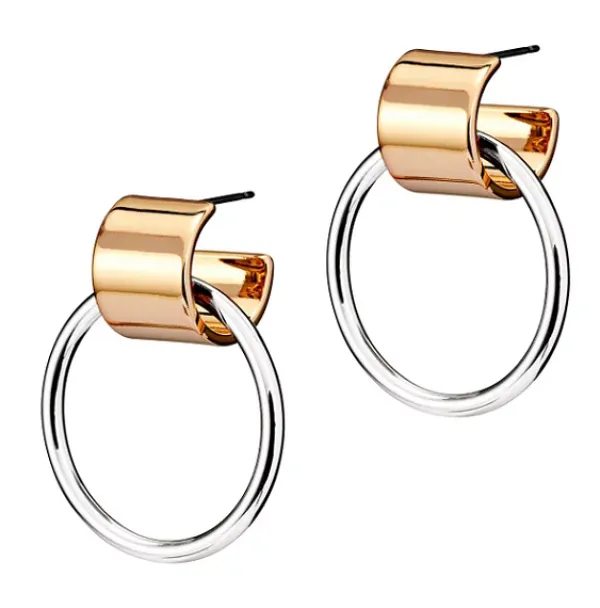 Best Marie Dumas Jenny Bird Faye Two-Tone Knockers Earrings