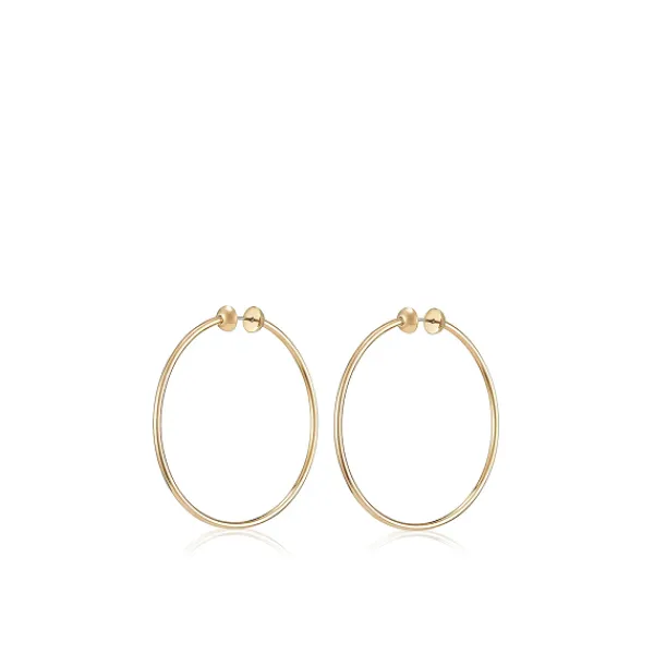 Best Marie Dumas Jenny Bird Medium Gold Icon Hoops