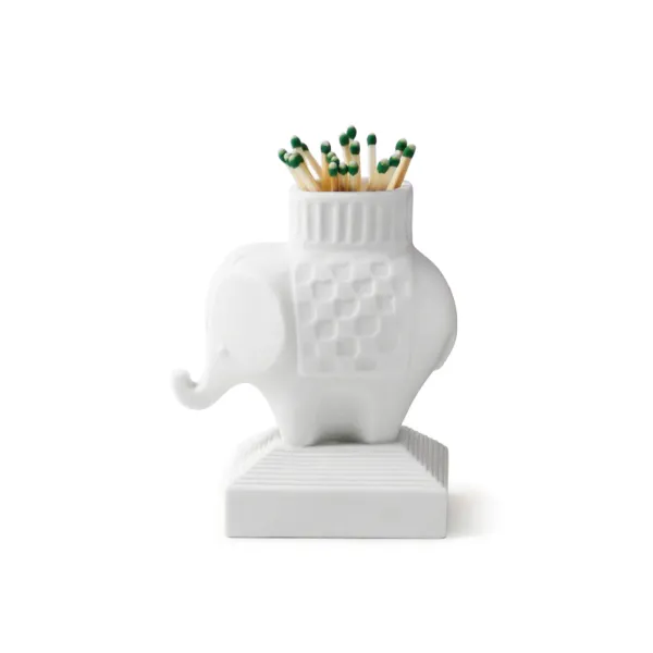 Store Marie Dumas Jonathan Adler Elephant White Match Strike