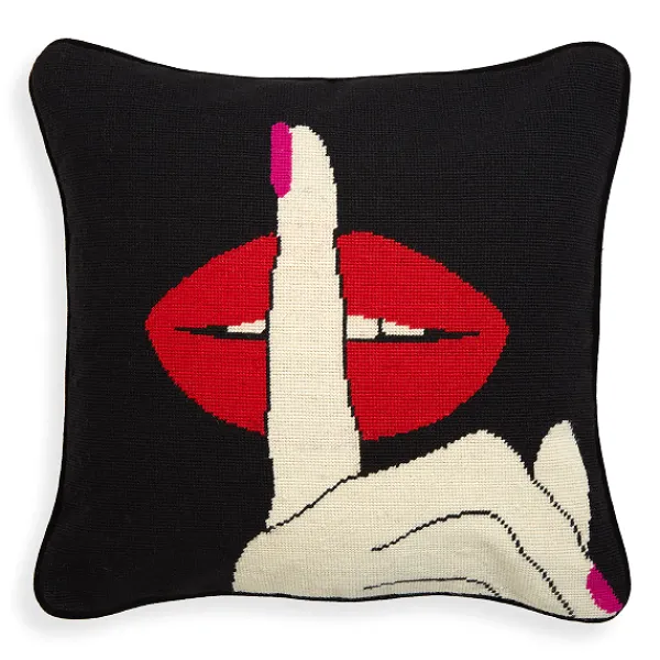 Fashion Marie Dumas Jonathan Adler Hush Lips Pillow