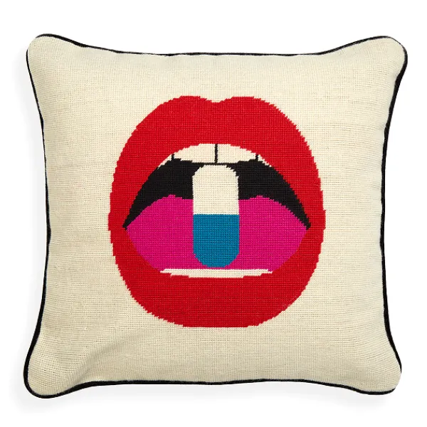 Clearance Marie Dumas Jonathan Adler Lips Full Dose Pillow