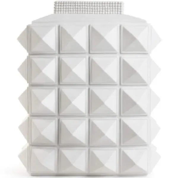 Best Sale Marie Dumas Jonathan Adler White Charade Studded Vase