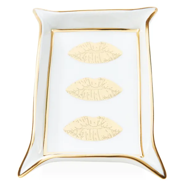 Sale Marie Dumas Jonathan Adler White Lips Valey Tray