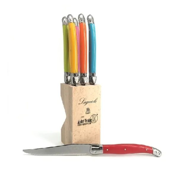 New Marie Dumas Laguiole by Andre Verdier Multicolour Steak Knives