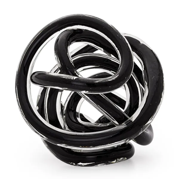 Discount Marie Dumas Large Black Glass Knot Ball