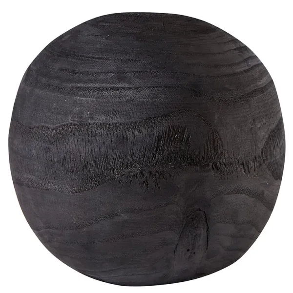 Store Marie Dumas Large Black Wood Sphere