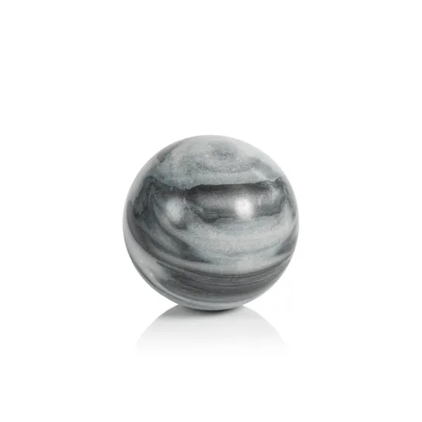 Flash Sale Marie Dumas Large Grey Marble Ball