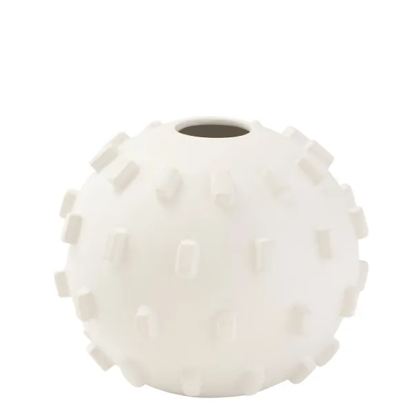 Sale Marie Dumas Large Thymes Matte White Vase