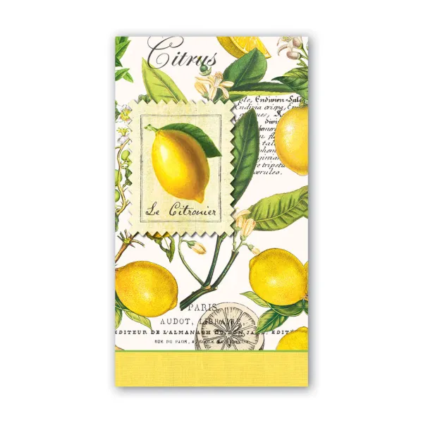 Fashion Marie Dumas Lemon Basil Hostess Napkins