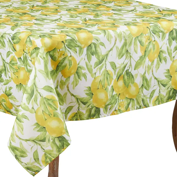 Clearance Marie Dumas Lemon 65x120 Tablecloth