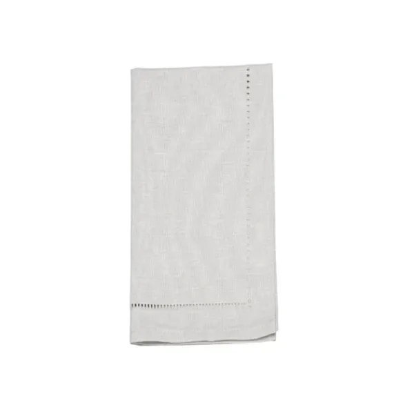 Hot Marie Dumas Light Grey Linen Napkins Set of 4