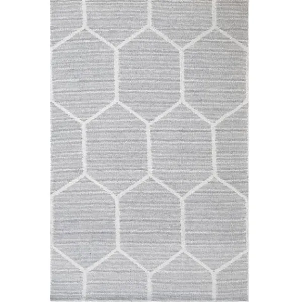 Flash Sale Marie Dumas Light Grey Motif 2x3 Rug