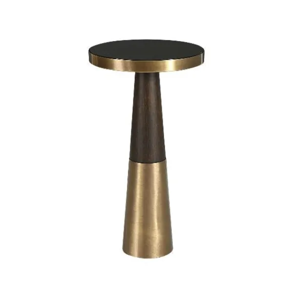 Best Marie Dumas Louvre Black And Gold Accent Table