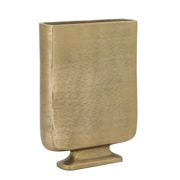 Discount Marie Dumas Low Golden Aluminum Vase