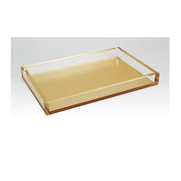 Online Marie Dumas Lucite Gold Tray