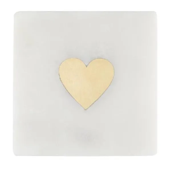 Online Marie Dumas Marble Heart Coasters