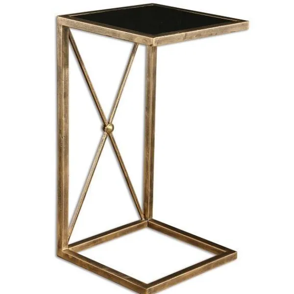 Shop Marie Dumas Maria Brass Side Table