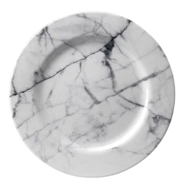 Hot Marie Dumas MarioLuca Giusti Set of 6 Marble Dinner Plates