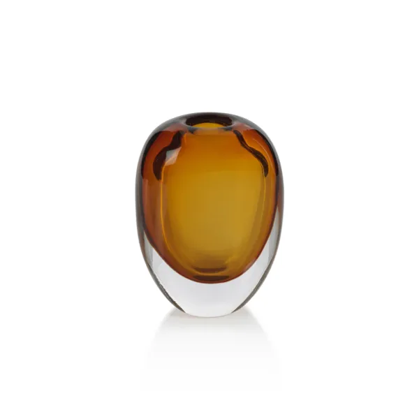 Cheap Marie Dumas Medium Amber Glass Vase