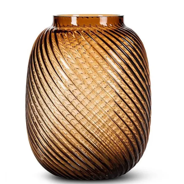 Sale Marie Dumas Medium Brown Barrel Vase