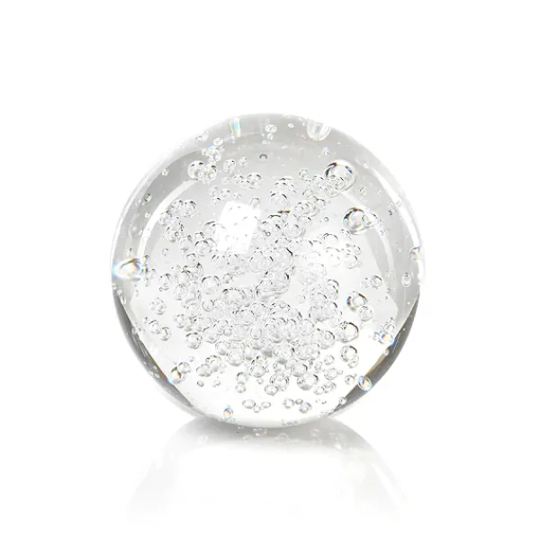 New Marie Dumas Medium Crystal Ball with Bubbles