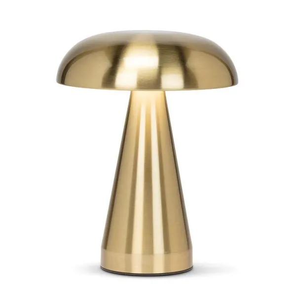 Shop Marie Dumas Metallic Mushroom LED Gold Table Light