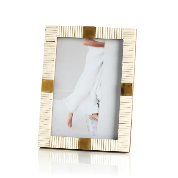 Best Marie Dumas Micha Bone & Brass 5x7 Frame