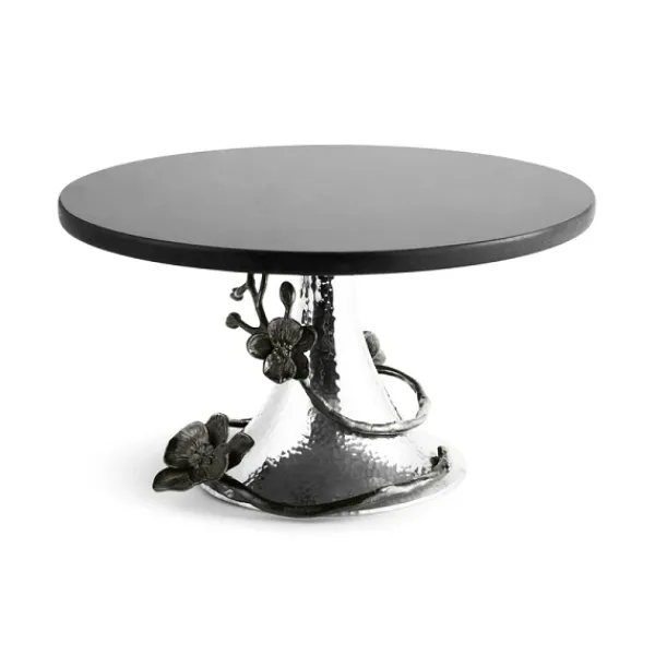 New Marie Dumas Michael Aram Black Orchid Cake Stand