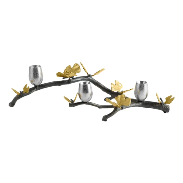 Flash Sale Marie Dumas Michael Aram Butterfly Ginkgo Centerpiece Candleholders