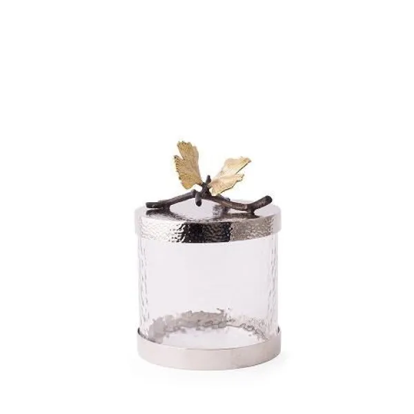 New Marie Dumas Michael Aram Butterfly Ginkgo Extra Small Canister