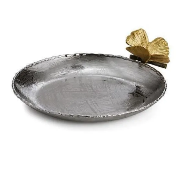 Store Marie Dumas Michael Aram Butterfly Ginkgo Round Trinket Tray