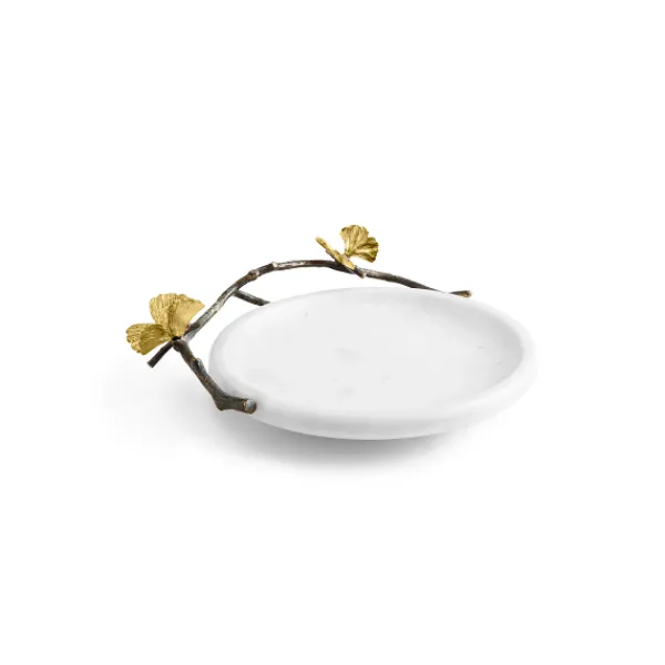 Best Marie Dumas Michael Aram Butterfly Ginkgo White Trinket Tray