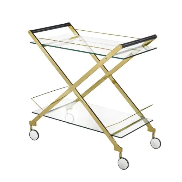 Flash Sale Marie Dumas Mila Gold Bar Cart