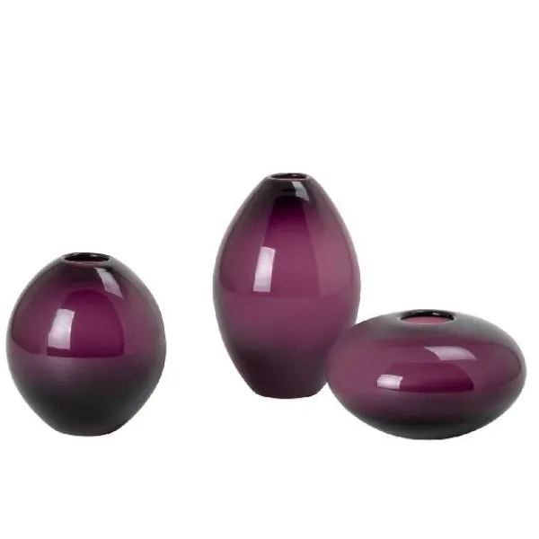 Outlet Marie Dumas Mini Lustre Vases Purple Set of 3