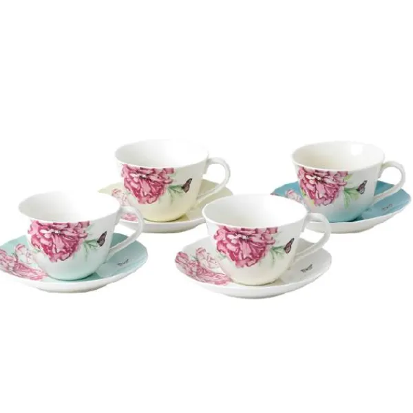 Best Sale Marie Dumas Miranda Kerr Everyday Friendship Set of 4 Teacups & Saucers