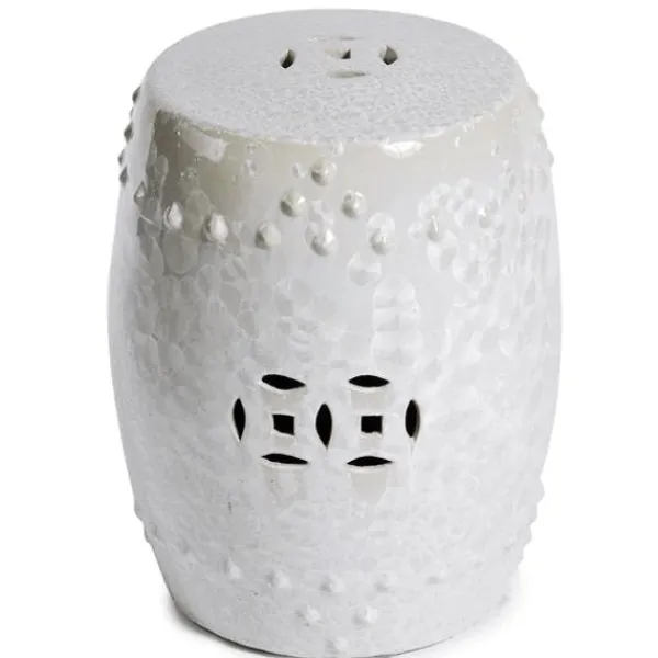 Online Marie Dumas Mother of Pearl Shell Ceramic Stool