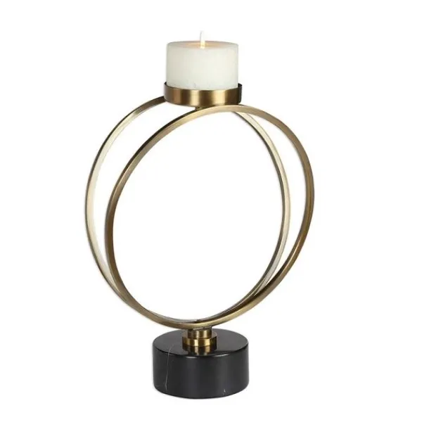 New Marie Dumas Nicole Circular Bass Candleholder - Small