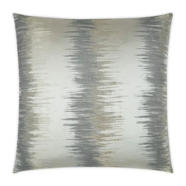 Shop Marie Dumas Ocean Square Pewter Pillow