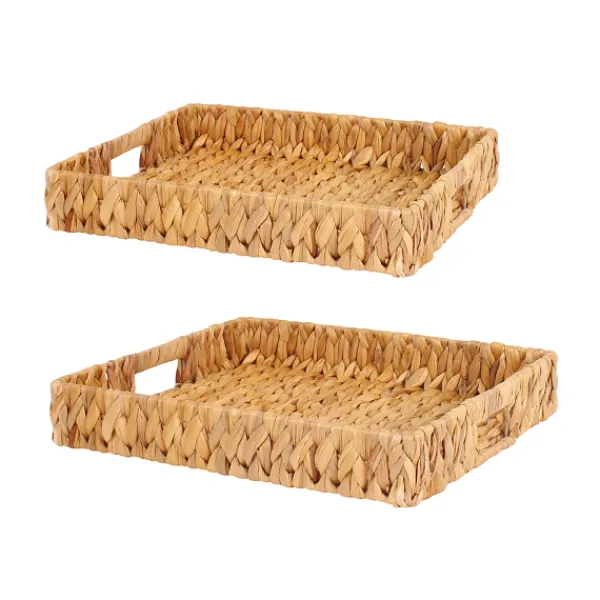 Flash Sale Marie Dumas Palm Square Woven Tray