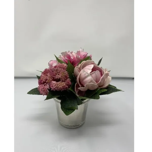 New Marie Dumas Peony Pink Arrangement - Julep Container