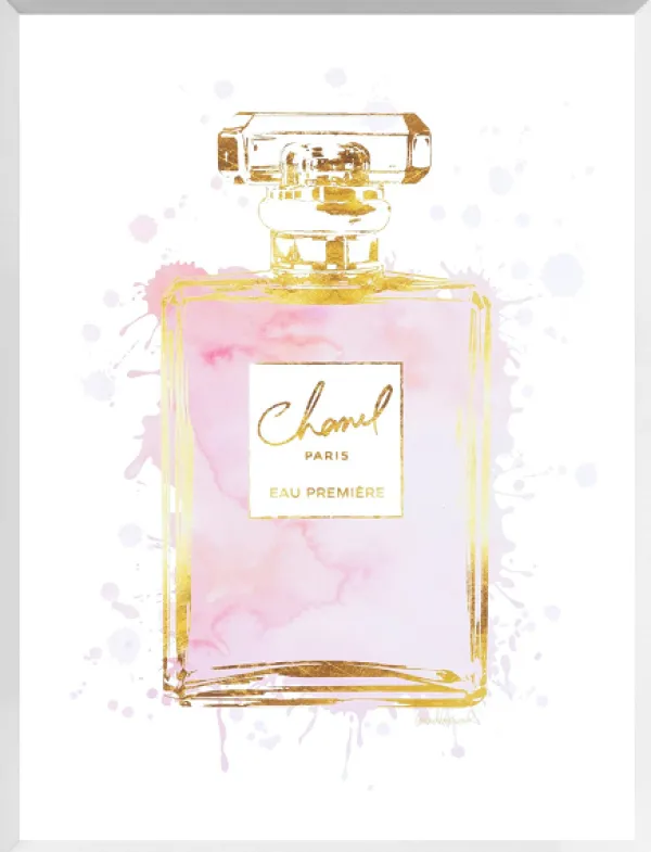 Shop Marie Dumas Perfume Bottle with Pink Splash II