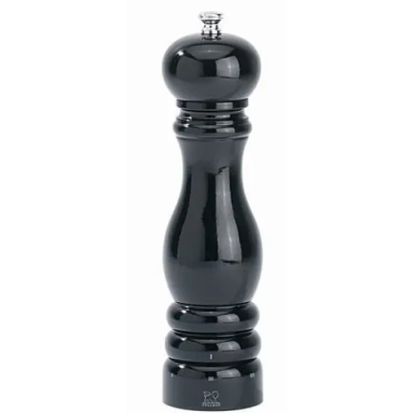 Hot Marie Dumas Peugeot U'Select Wood Pepper Mill Black Lacquer