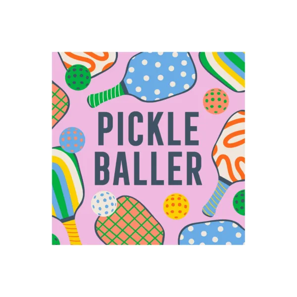 Cheap Marie Dumas Pickleballer Cocktail Napkins