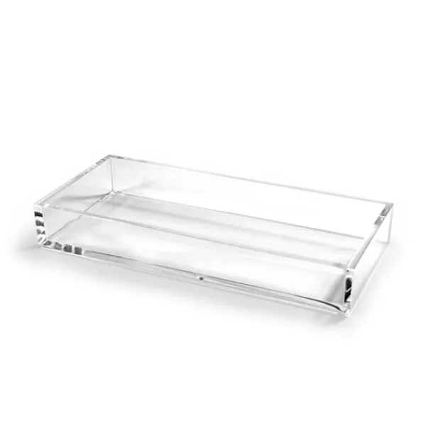 Shop Marie Dumas Platinum Medium Lucite Tray