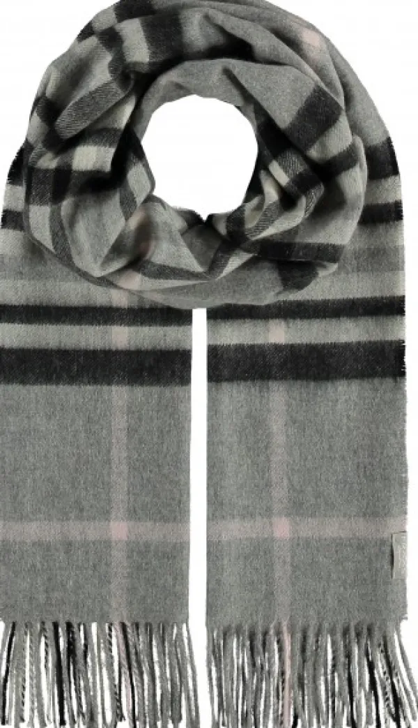 Outlet Marie Dumas Pure Cashmere Plaid Scarf