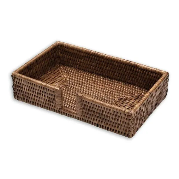 Clearance Marie Dumas Rattan Guest Napkin Holder